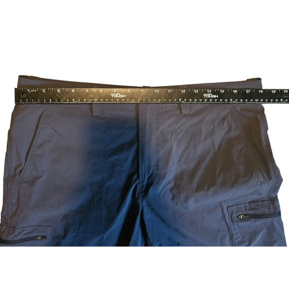 L.L. Bean Mens size 36 Cresta Hiking Shorts Blue Trail Outdoor Gorpcore Utility - Picture 7 of 11
